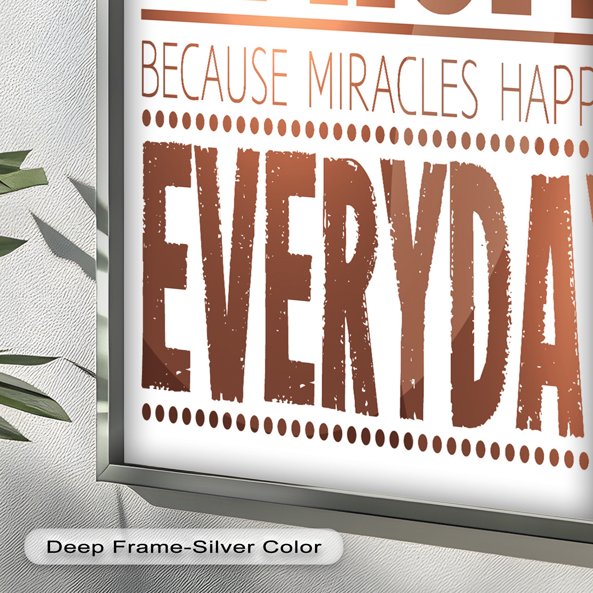 Inspiring 'Believe in Hope' Motivational Oil Painting - Uplifting Wall Art for Home, Office & Meditation Space