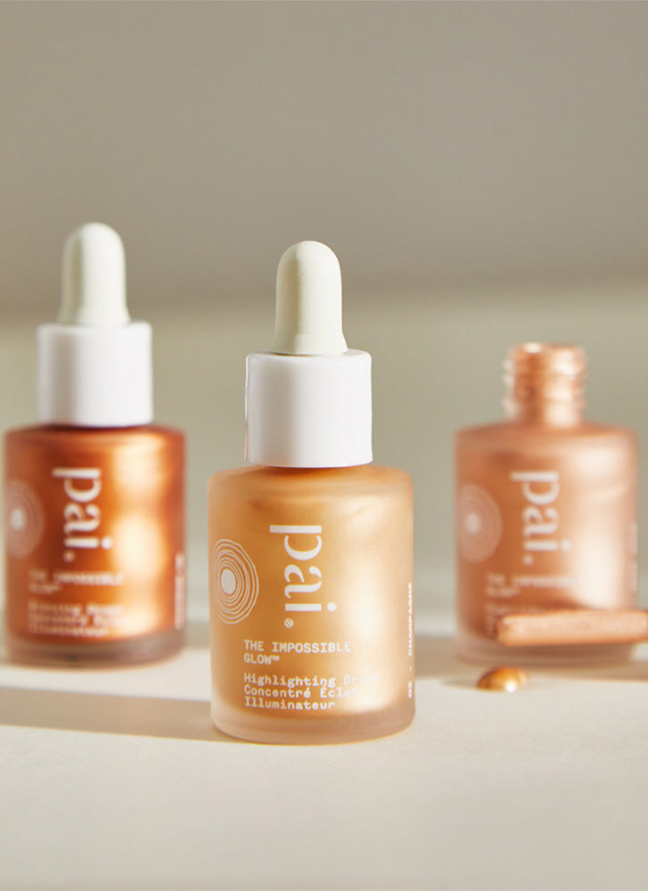 Pai Skincare The Impossible Glow Rose Gold Facial Oil - Organic Anti-Aging Face Serum for Dry Skin - Perfect for Travel & On-The-Go Hydration