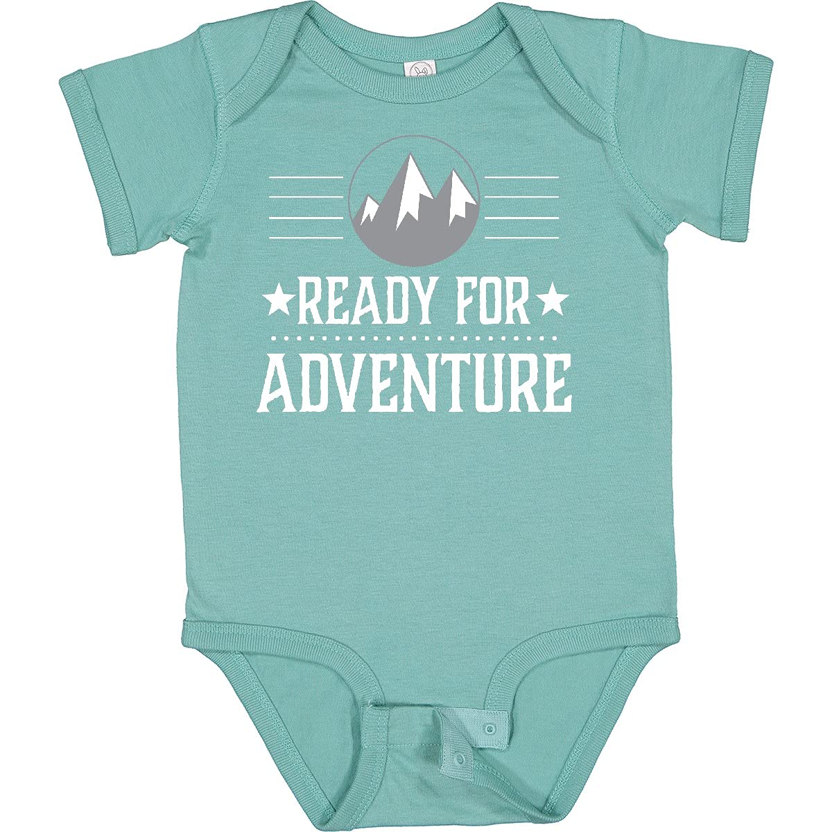 Inktastic Ready for Adventure Hiking Camping Baby Bodysuit - Cute & Comfortable Infant Onesie for Outdoor Enthusiasts - Perfect for Hiking Trips, Camping Adventures & Family Outings