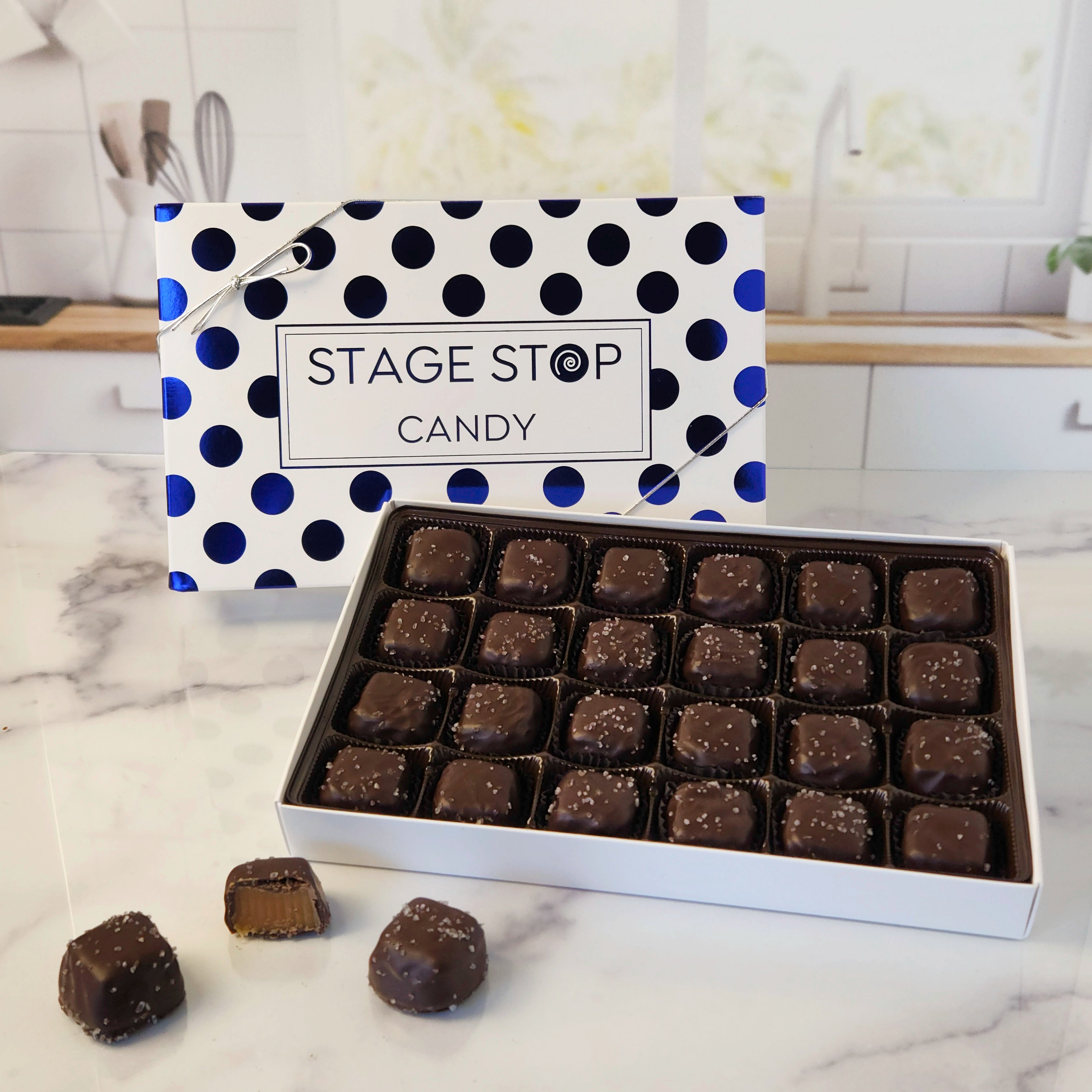Delicious Sea Salt Caramel Candy Assortment - Gourmet Chocolate Treats for Gifts, Parties & Dessert Lovers