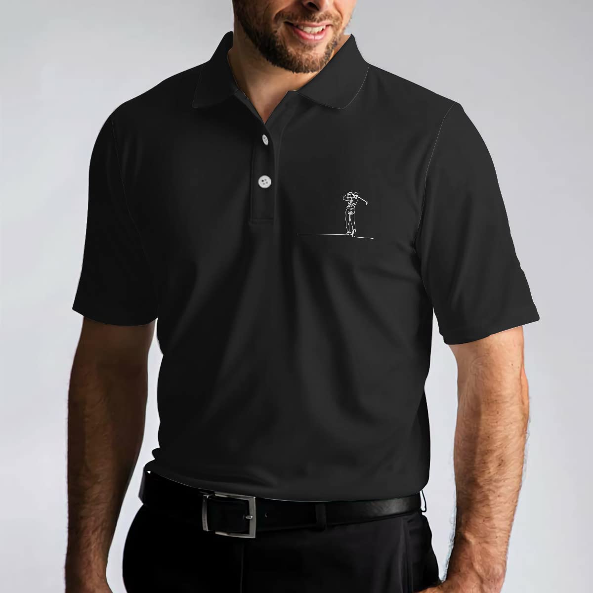 HYPERFAVOR Men's Performance Golf Polo Shirt - Moisture Wicking Short Sleeve Dry Fit Athletic Shirt - Breathable Comfort for Golfers - Perfect for Golf Tournaments, Casual Wear & Outdoor Activities