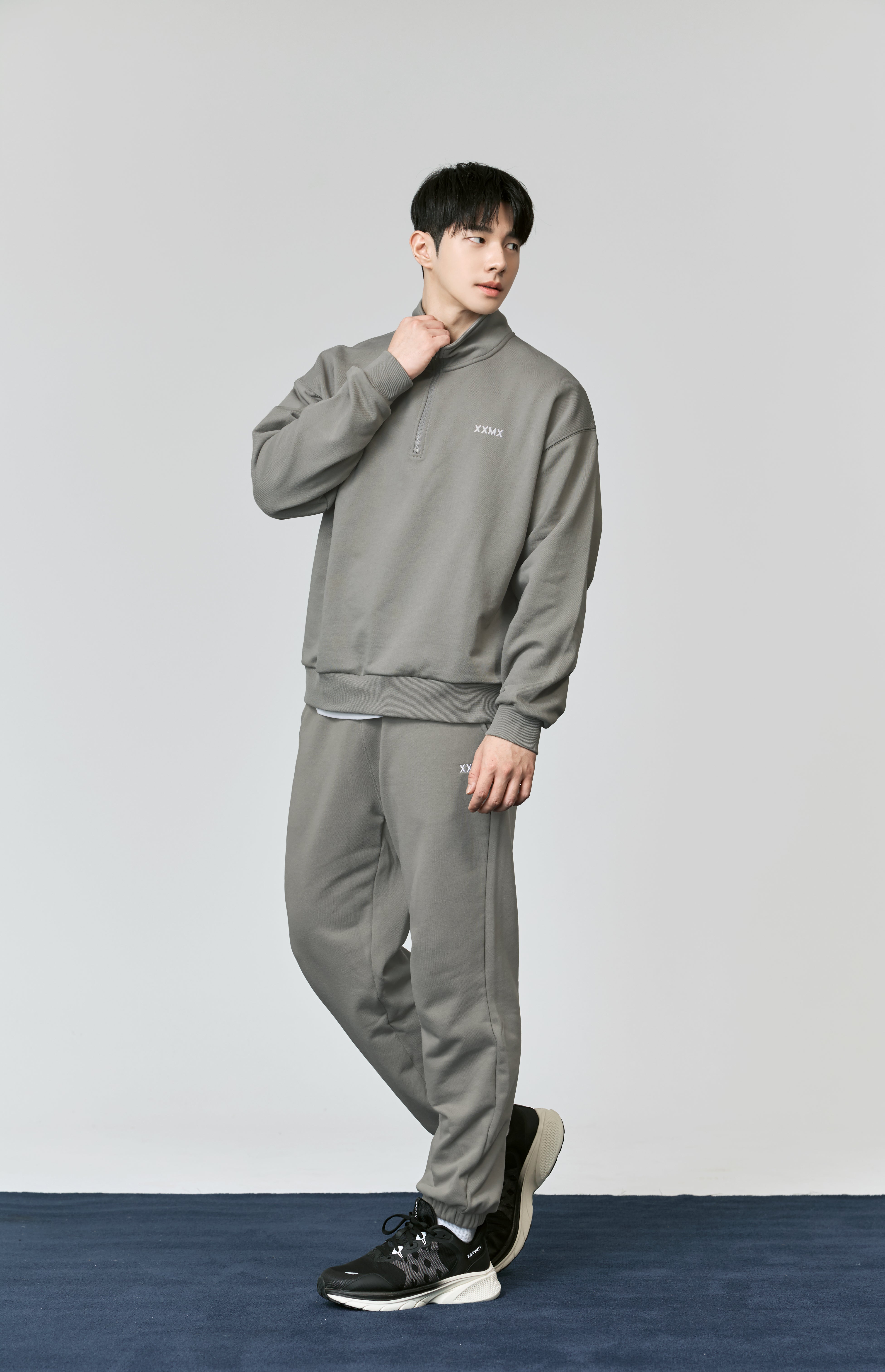 French Terry Half Zip Up Sweatshirt for Men & Women - Soft Casual Pullover Hoodie for Gym, Running, and Everyday Wear
