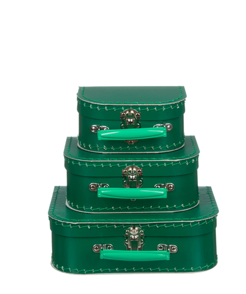 Dark Green with Green Handle