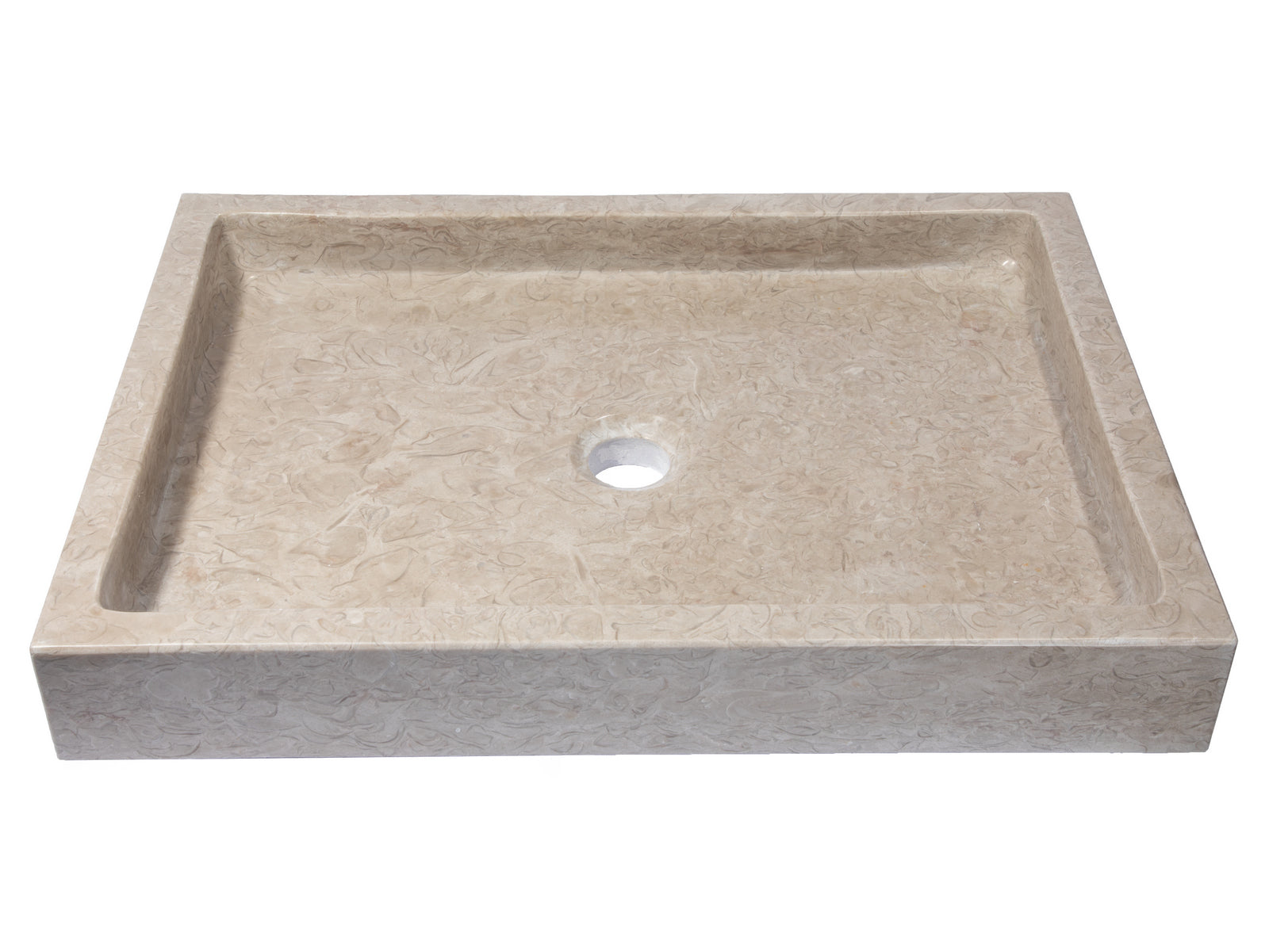 Modern Rectangular Vessel Sink - Above Counter Bathroom Sink with Overflow - Ceramic or Glass Options for Contemporary Vanity - Perfect for Home, Hotel, and Spa Bathroom Renovations