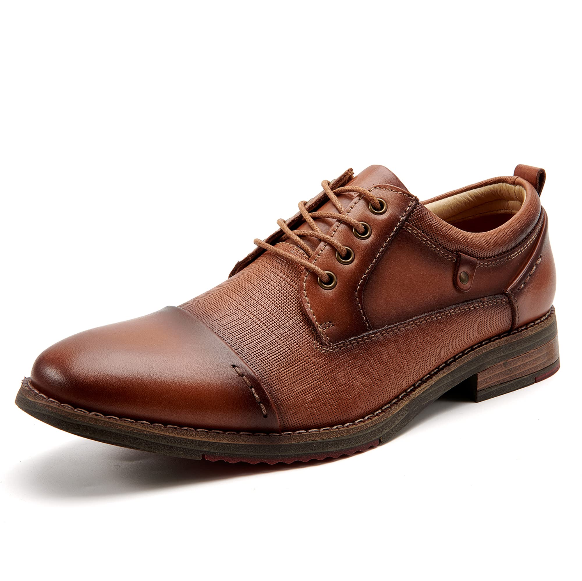 Arkbird Men's Genuine Leather Oxford Dress Shoes - Comfortable Business Formal Shoes for Work & Office | Professional Wedding & Party Footwear