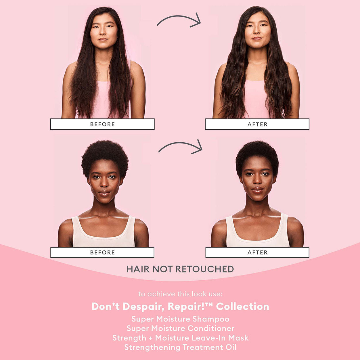 Don't Despair, Repair! Super Moisture Conditioner for Dry Damaged Hair - Deep Hydration & Repair Treatment for Salon-Quality Results at Home