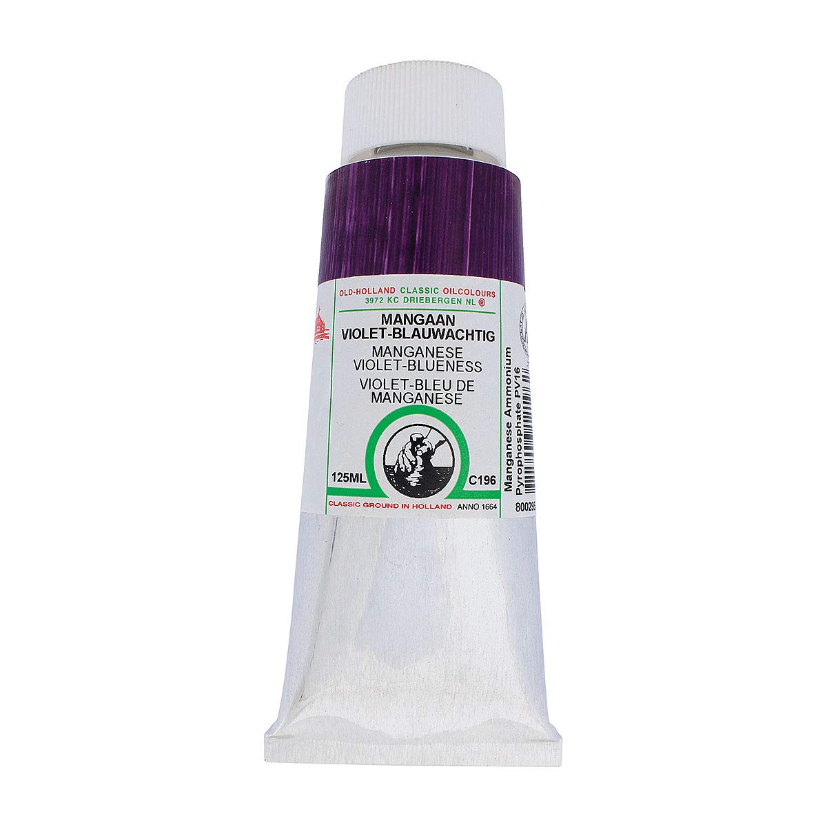 Premium Manganese Violet-Blue Oil Paint - 125ml Tube for Professional Artists & Oil Painting Enthusiasts - Perfect for Canvas, Portraits & Landscape Art