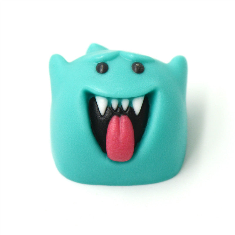 Little Ghost Multi-Color Resin Keycaps - Handmade Custom Artisan Keycaps for Mechanical Keyboards | Gaming & Typing Aesthetic Upgrade