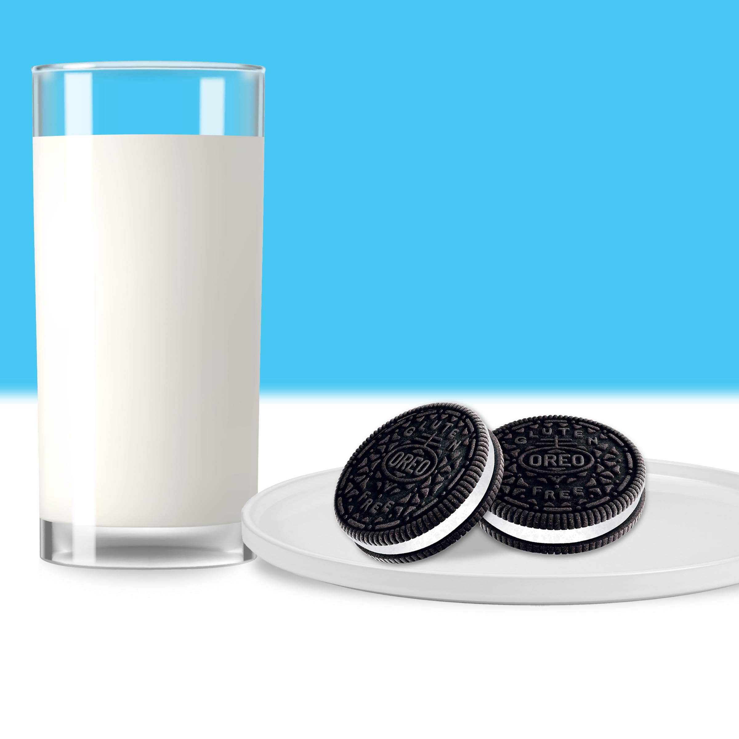 OREO Double Stuf Gluten Free Chocolate Sandwich Cookies - 12.47 oz Pack | Delicious Gluten Free Snacks for School Lunches, Parties & Desserts