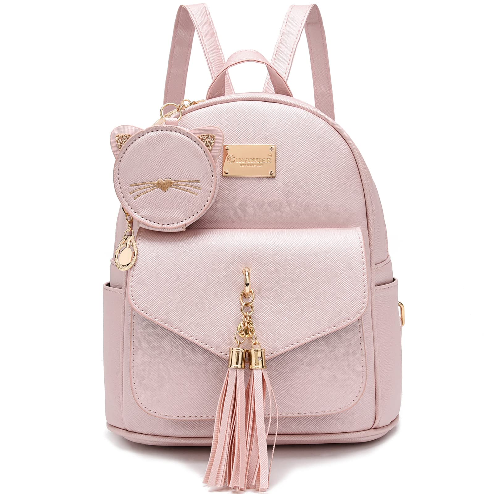 IHAYNER Girls Fashion Backpack - Mini Leather Purse Backpack for Women & Teen Girls with Coin Purse | Stylish School Bag, Travel Daypack & Casual Outing Accessory