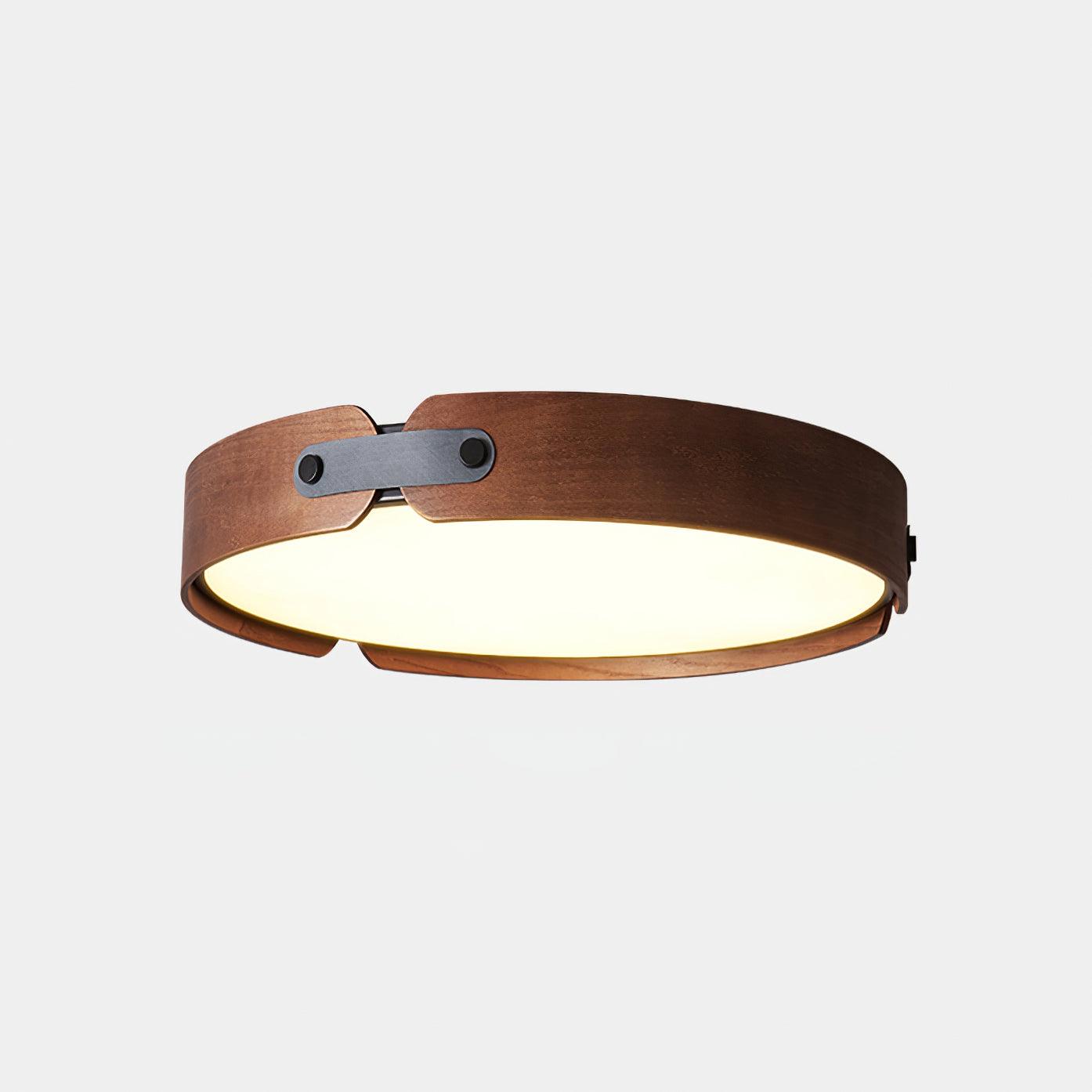 Aiwen Modern Wood Ceiling Light Fixture - Handcrafted Wooden Pendant Light for Living Room, Bedroom, Kitchen & Dining Room - Warm Ambient Lighting for Home Decor