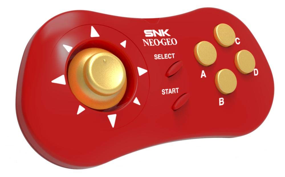 NEO GEO Mini Console - Retro Gaming System with 40 Classic Games | Perfect for Christmas Gifts & Home Entertainment