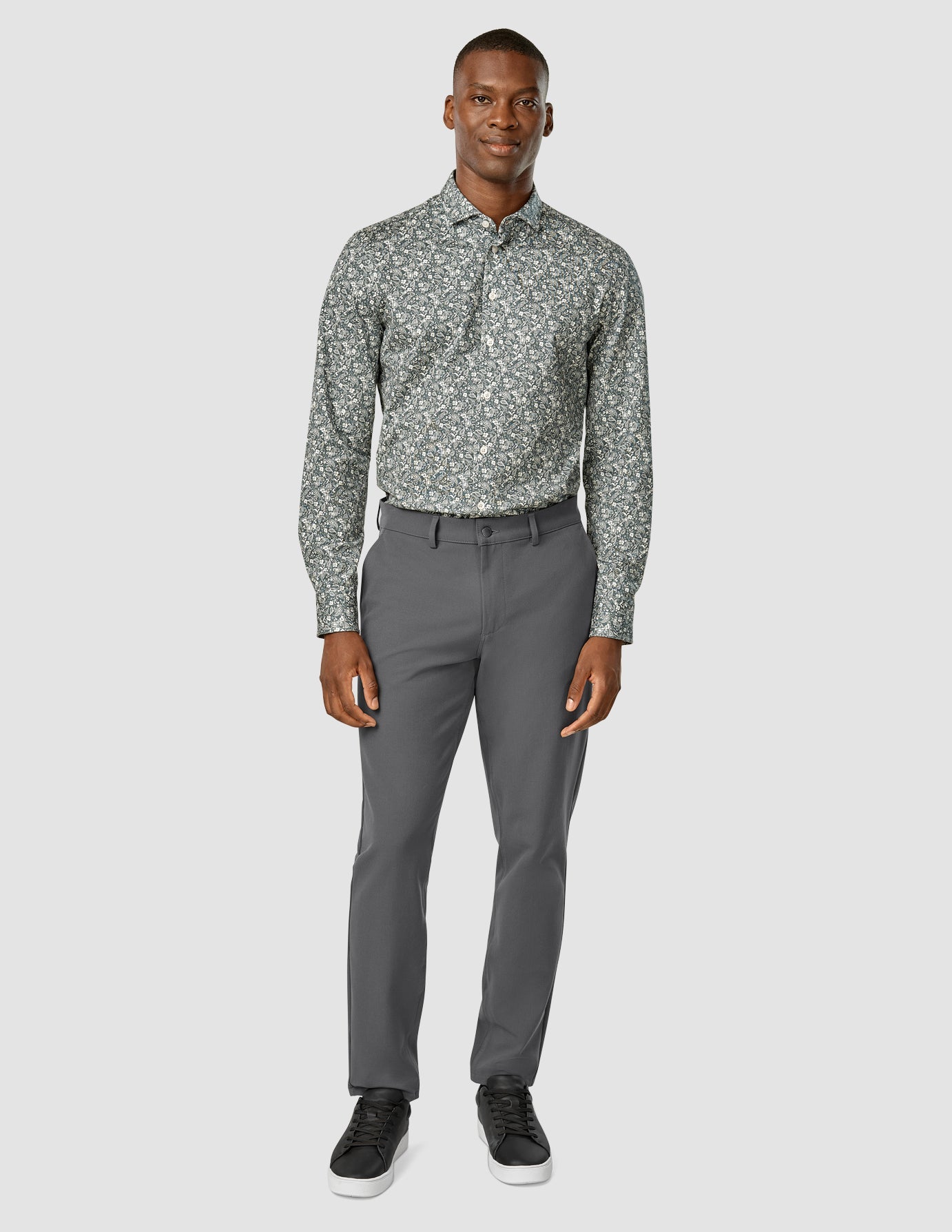 GEN2 Slim Fit Pants for Men - Storm Grey | Comfortable & Stylish Casual Trousers for Work, Travel & Everyday Wear