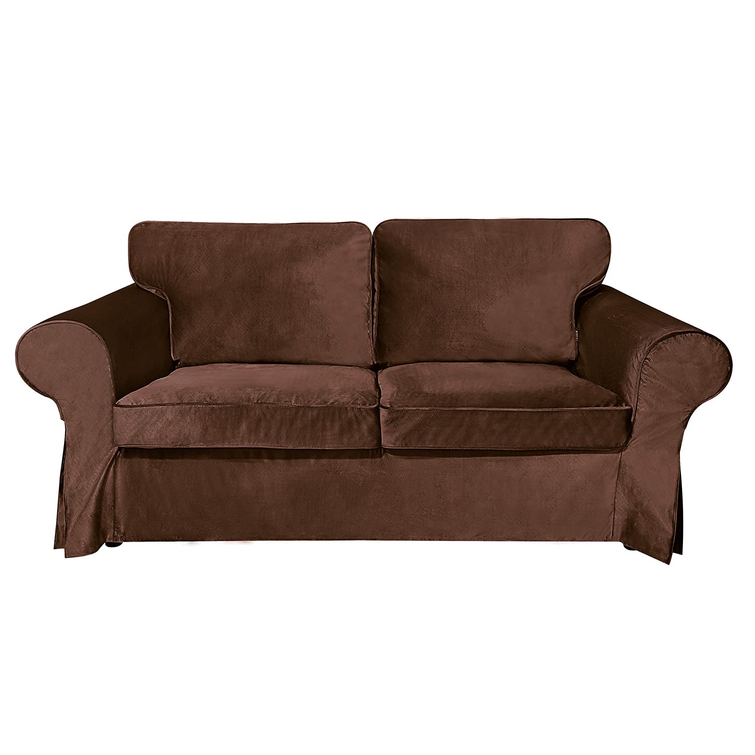 **BACoverZone IKEA Ektorp Loveseat Sofa Cover – Stretchable Slipcover for 2-Seat Couch with Cushion Covers – Perfect for Pets, Kids & Home Decor (Loveseat, KL-16) – Ideal for Living Room, Apartment & Office**