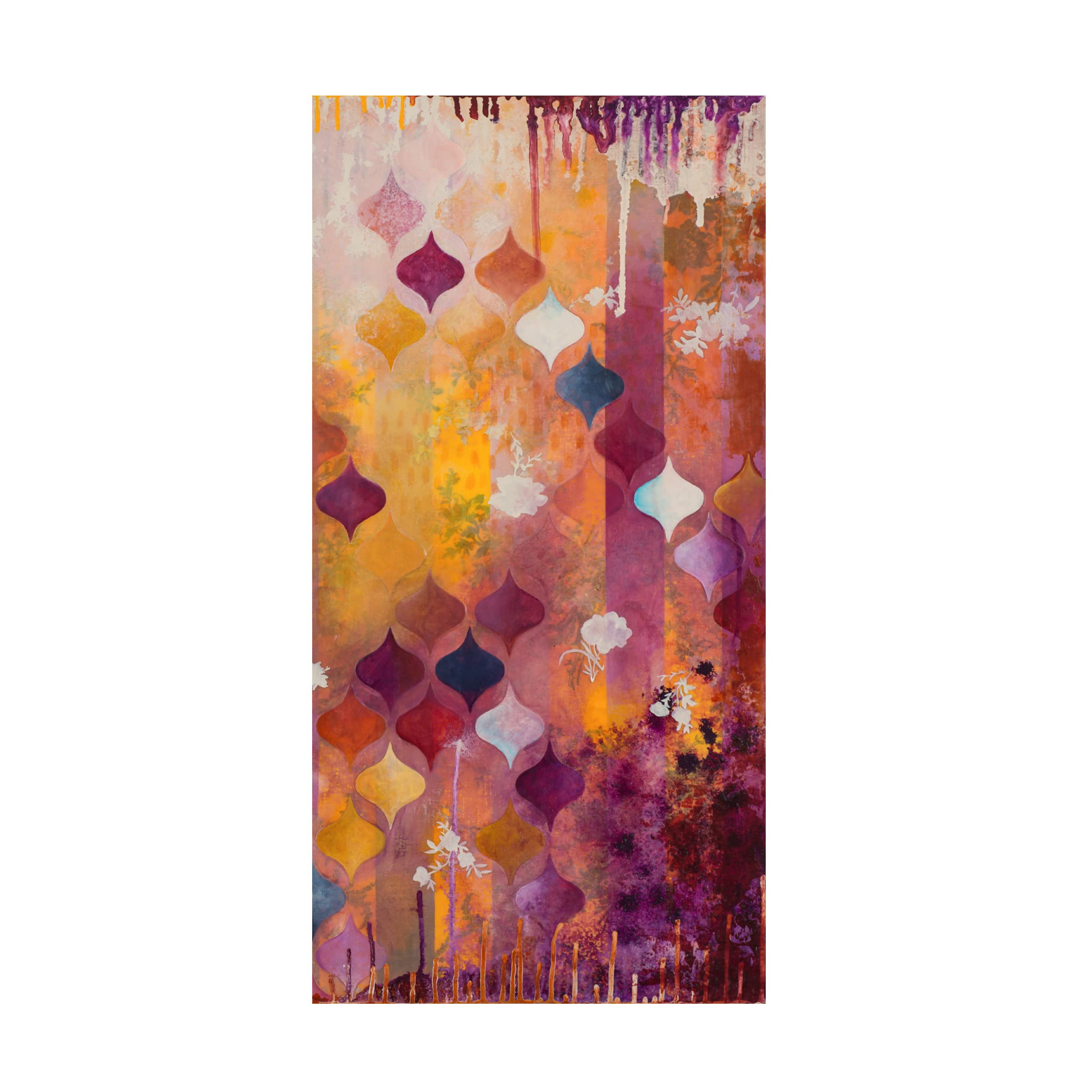 Heather Robinson 'Warm Ambition II' Canvas Wall Art Print - Modern Abstract Painting for Living Room, Bedroom & Office Decor