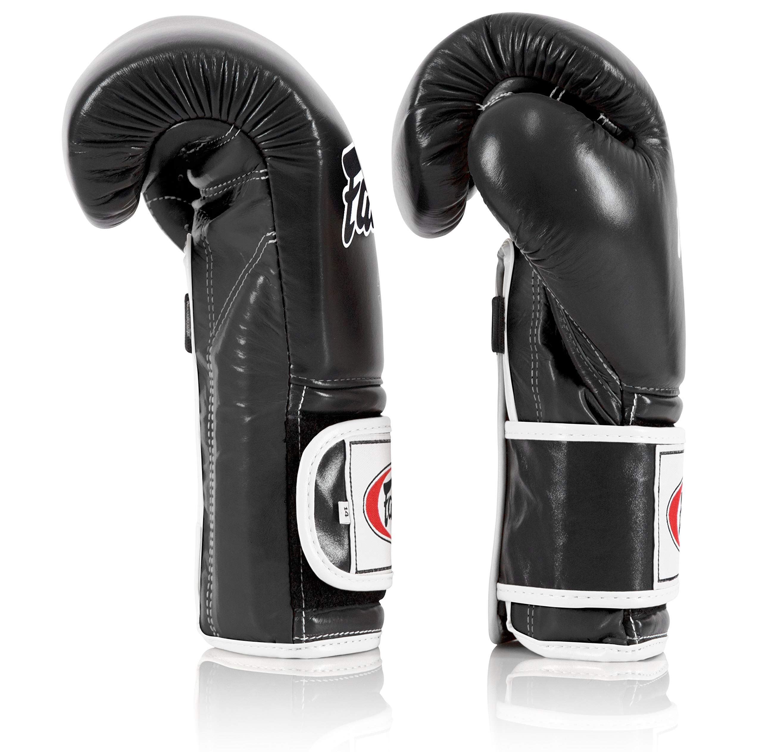 Fairtex BGV9 Muay Thai Boxing Gloves for Professionals & Trainers - Mexican Style MMA Sparring Gloves - Lightweight Shock-Absorbent Punching Bag Gloves for Kickboxing, Muay Thai Training & Heavy Bag Workouts