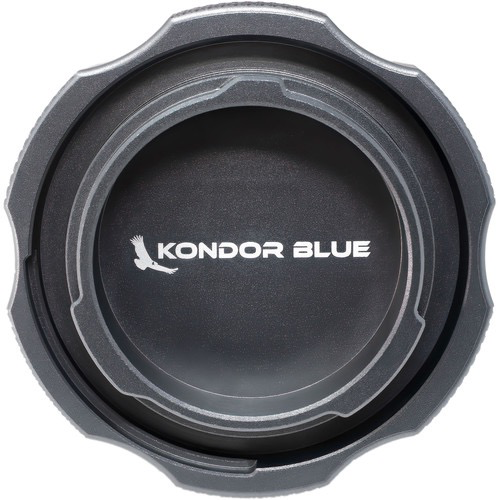 Kondor Blue Aluminum Body Cap for Micro Four Thirds Cameras - Durable Space Gray Lens Cover - Perfect for Sony, Panasonic, Olympus & Blackmagic MFT Cameras - Ideal for Travel & Camera Protection