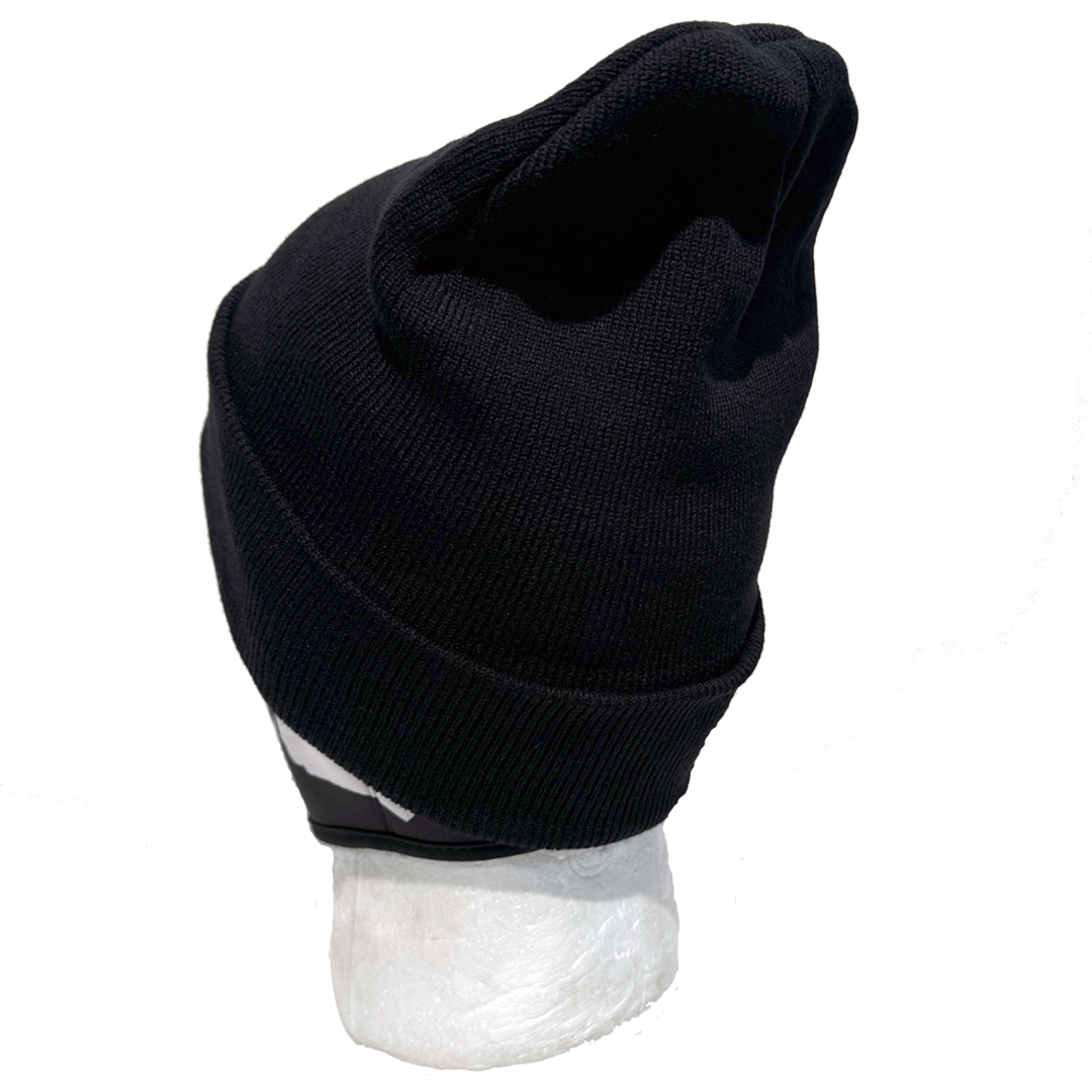 Eagle Leather Knit Beanie for Men & Women - Winter Warm Wool Blend Hat for Outdoor Activities, Hiking, and Casual Wear