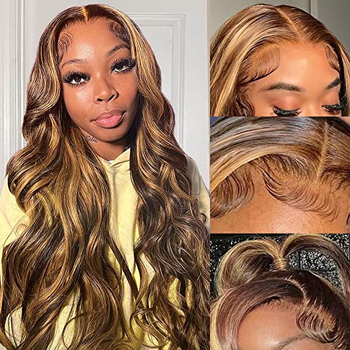 highlight lace front wig