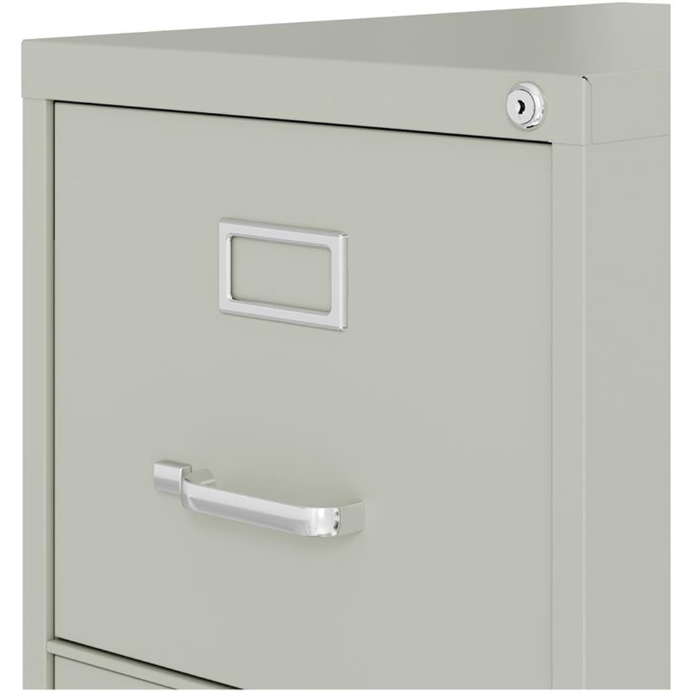 Hirsh 17547 Letter Size File Cabinet - Light Gray Office Storage for Documents & Folders - Perfect for Home, Office & School Organization