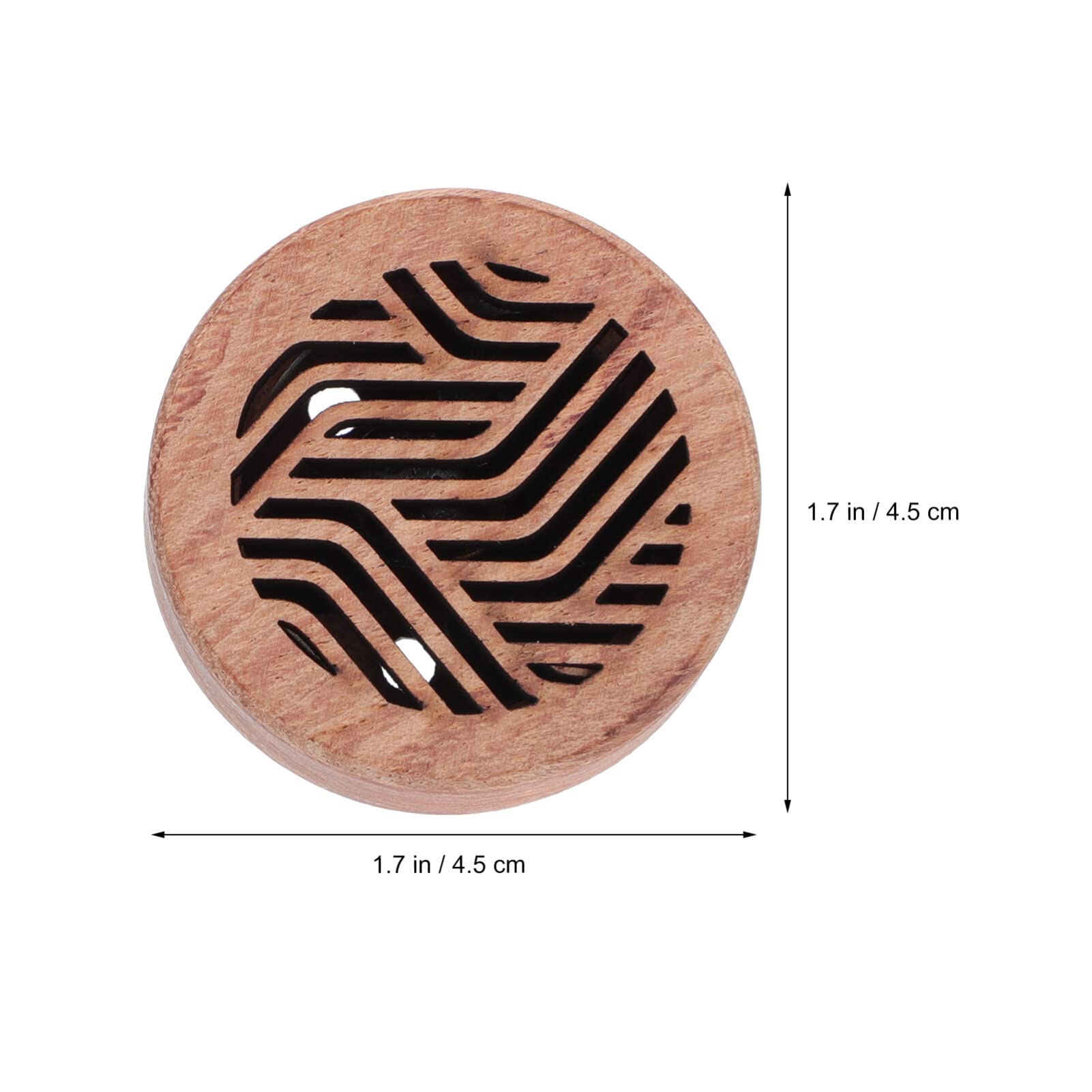 Portable Wood Car Essential Oil Diffuser - Mini Vent Clip Aromatherapy Diffuser for Cars | Perfect for Relaxation & Stress Relief During Commutes