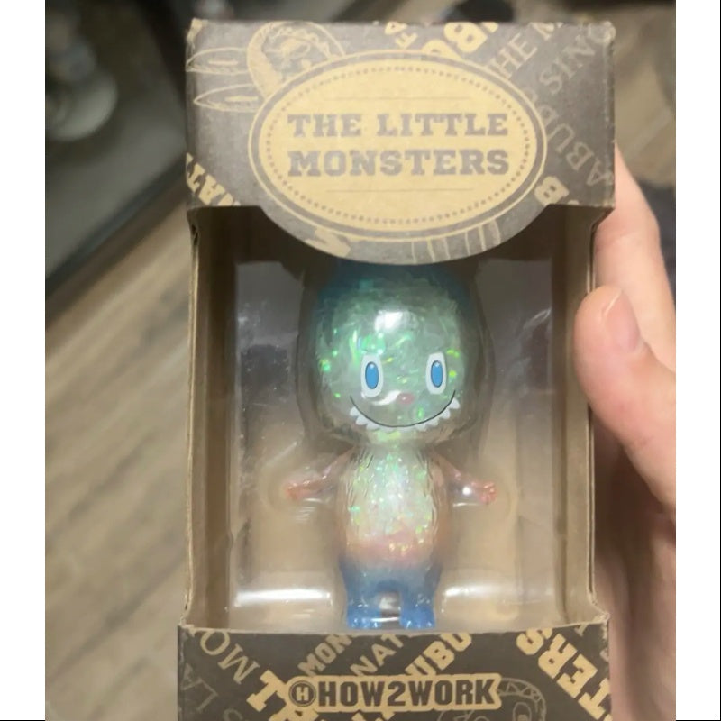 Labubu The Monsters Mini Labubu Pink Blue Gradient Limited Edition 2019 Tokyo - Cute Collectible Vinyl Figure for Anime Fans, Home Decor & Gift Idea
