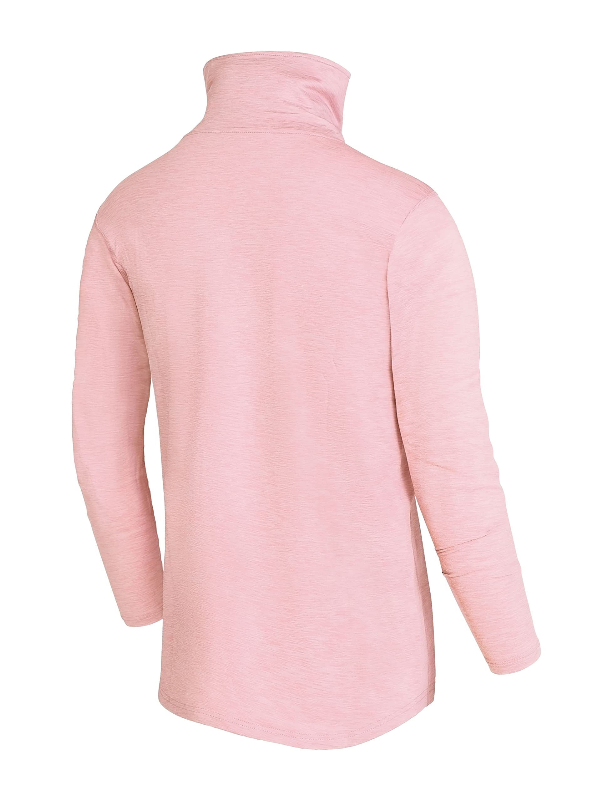 TCA Women's Thermal Long Sleeve Workout Top with Thumbholes & Funnel Neck - Warm Running Shirt for Cold Weather Training, Yoga & Outdoor Activities