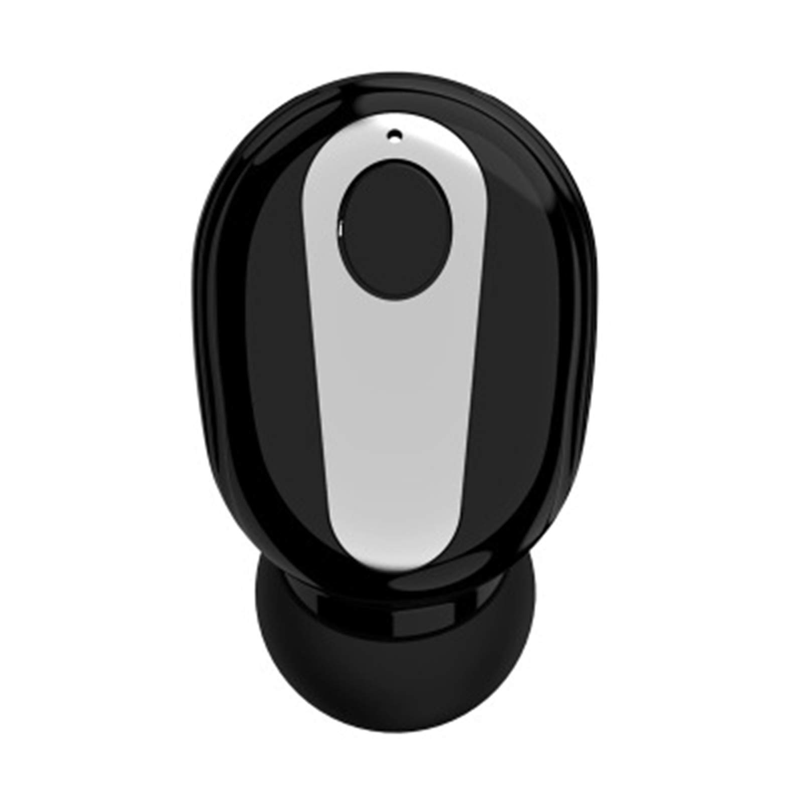 Lightweight Wireless Earbuds - Mini Invisible Bluetooth 5.0 Earpiece with Noise Cancellation, Built-in Mic for Hands-Free Calls - Perfect for Sports, Business Meetings & Driving (Black)