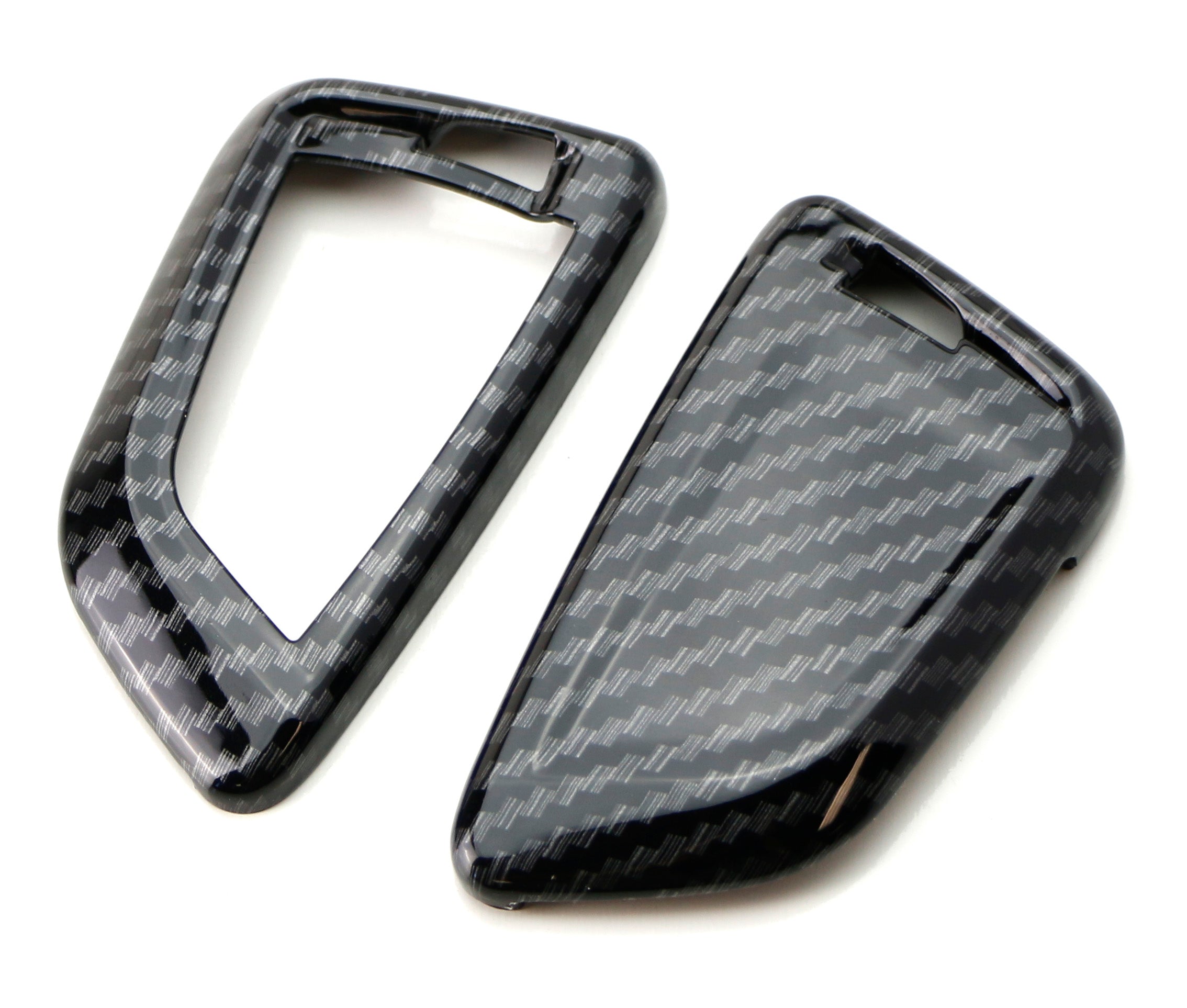 Premium Carbon Fiber Smart Key Fob Cover - Exact Fit for BMW X1 X4 X5 X6 5 7 Series | Durable Protection & Stylish Upgrade for Your Car Keys | Perfect for Everyday Use, Gifts & Car Enthusiasts