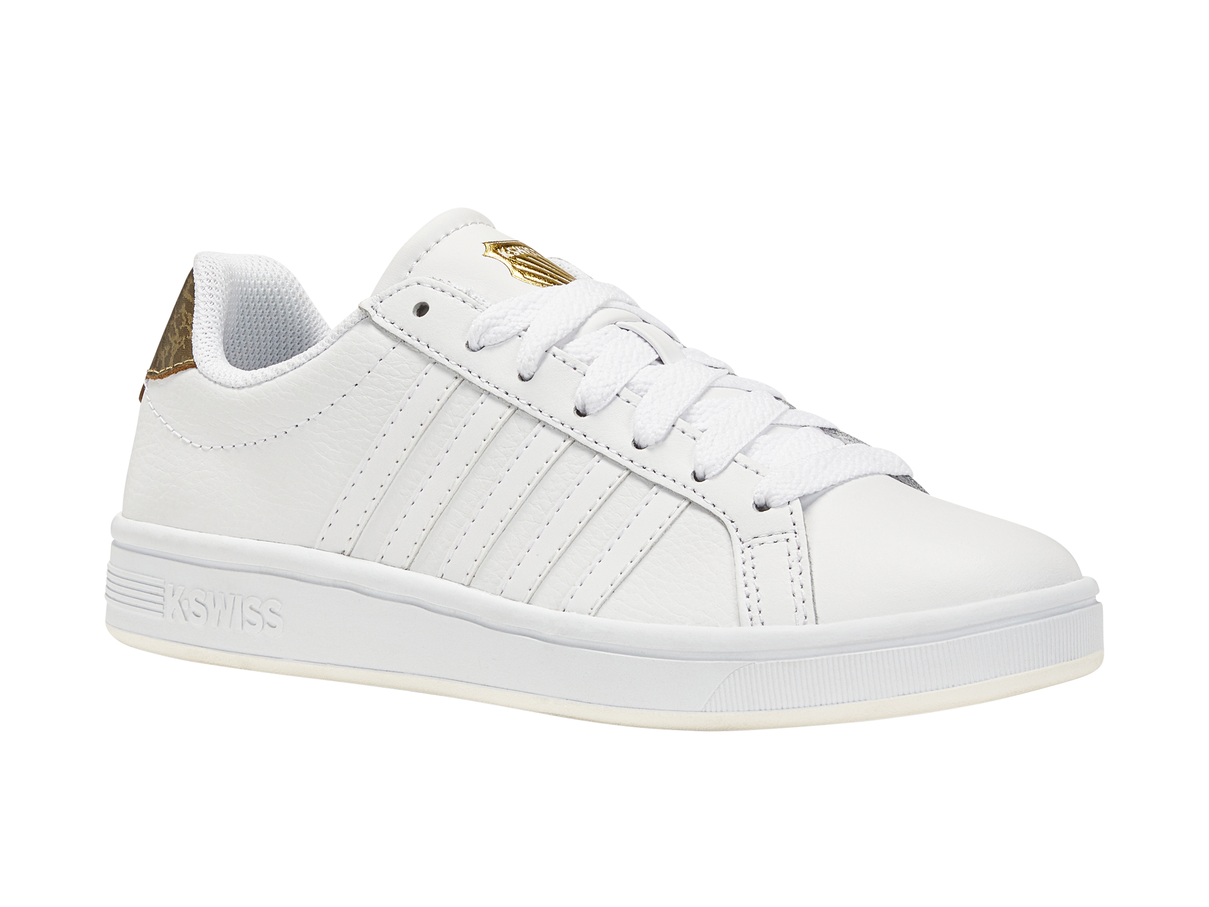 Nike Court Tiebreak Tennis Shoes 97011-158 - White/Gold Panther | Men's Tennis Sneakers for Court Performance & Casual Wear