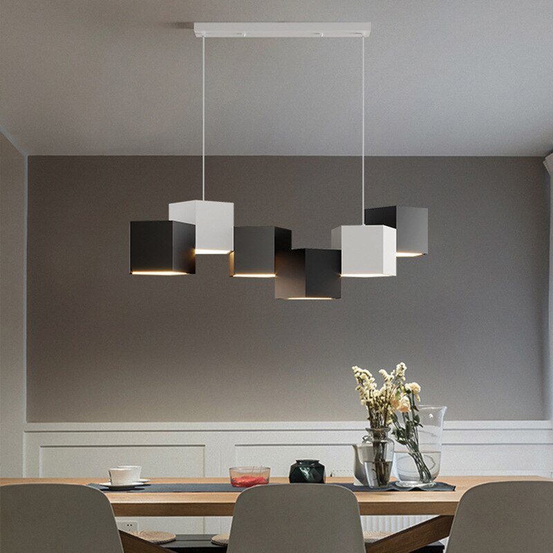 Modern Crystal Chandelier Pendant Light for Dining Room - Elegant Ceiling Lighting Fixture for Home Decor, Bedroom, Living Room, and Kitchen