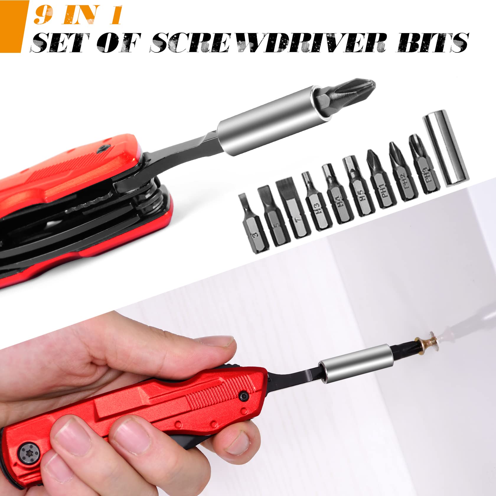 Men's Pocket Folding Knife - Cool Camping & Survival Gift for Dad, Boyfriend