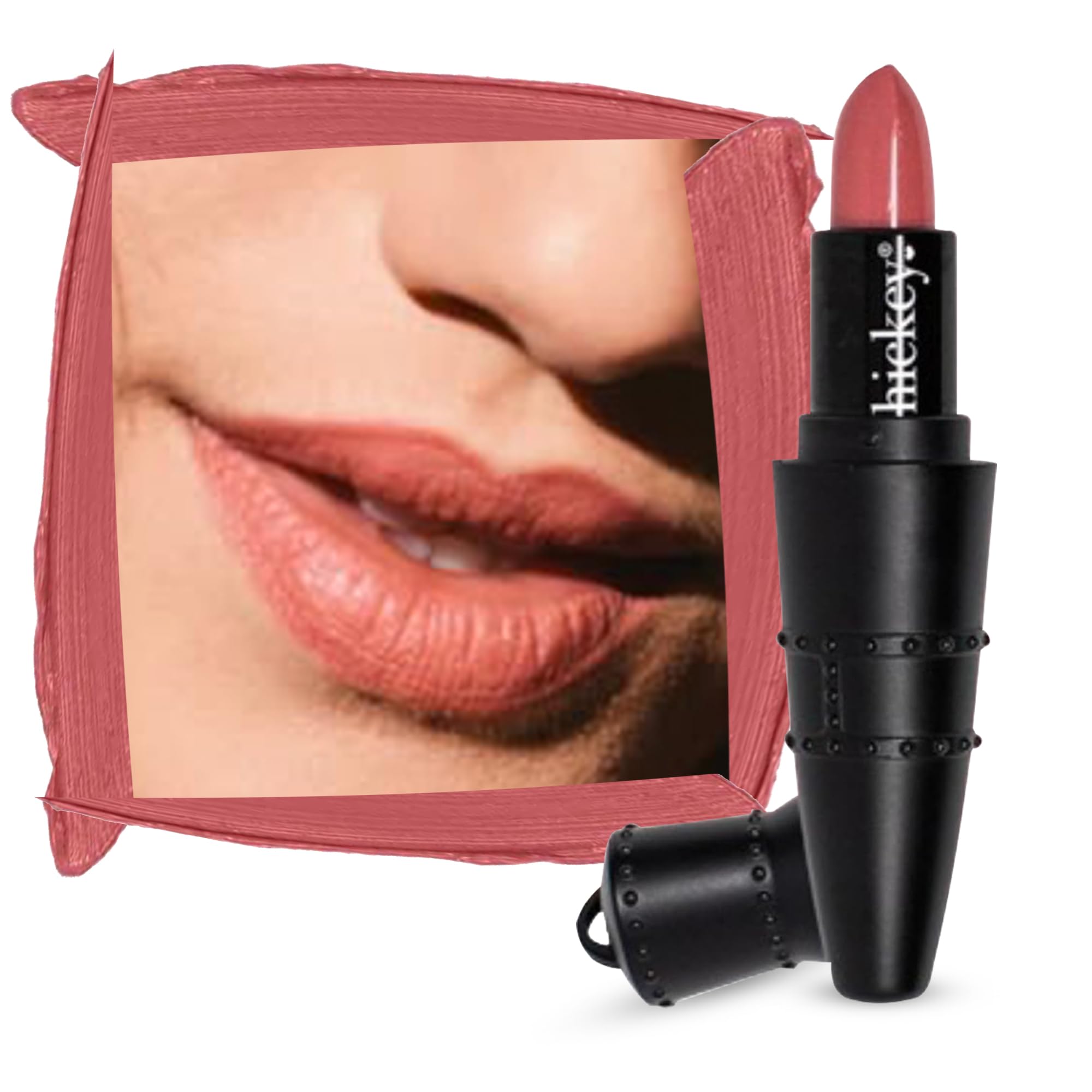 Organic Refillable Nude Lipstick for Women - 24 Hour Long Lasting & Moisturizing Vegan Lipstick with Velvet Finish | Gluten Free, Highly Pigmented | Perfect for Daily Wear, Date Night & Special Occasions