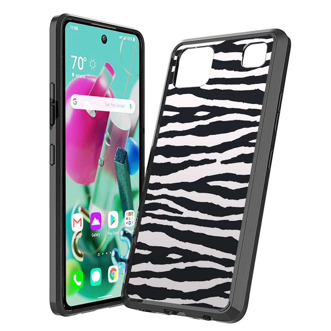 LG K92 5G Phone Case - Slim Protective Cover for Women & Men | AT&T Cricket All Carriers | Zebra Design for Daily Use