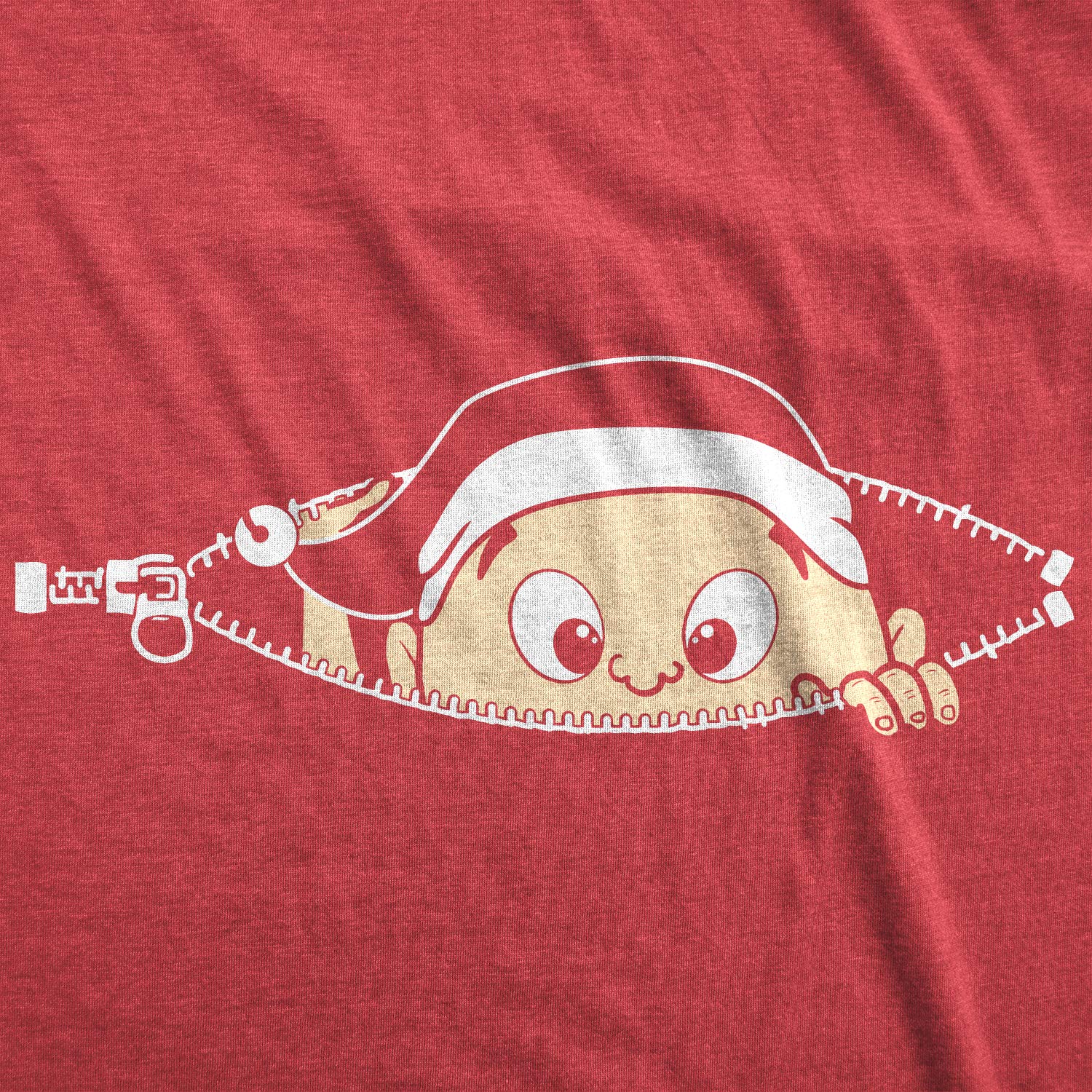 Funny Maternity Christmas T-Shirt with Baby Peeking Elf Design - Cute Pregnancy Announcement Tee for Expecting Moms - Perfect for Holiday Photos, Baby Reveals & Christmas Parties
