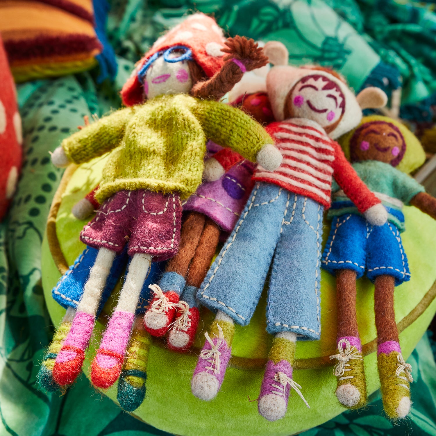 Lucie Felt Doll - Handmade Soft Plush Toy for Kids | Perfect for Nursery Decor, Birthday Gifts & Collectibles | Safe & Cuddly Playtime Companion
