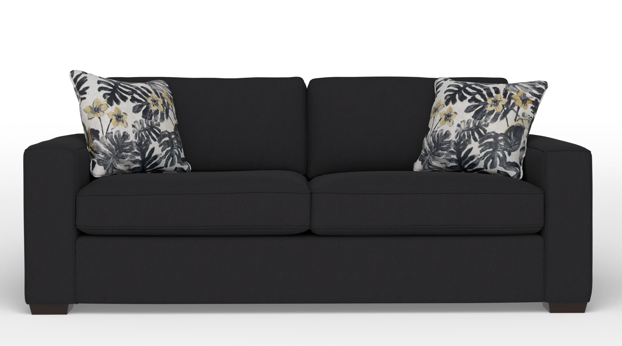 Celeste Sofa in Lido Dark Grey - Modern Comfortable Couch for Living Room, Lounge, and Office
