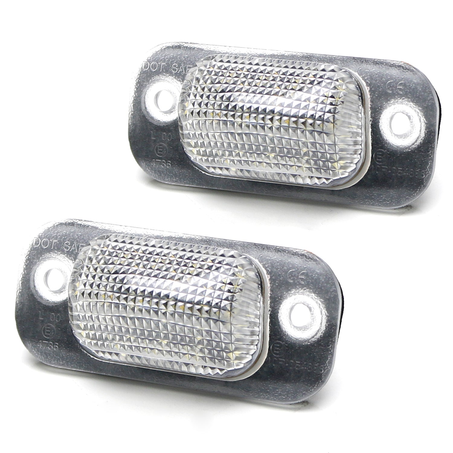 18 SMD White LED License Plate Lights for Volkswagen Euro MK3 Golf & Polo III - Bright Replacement Bulbs for Night Driving & Enhanced Visibility