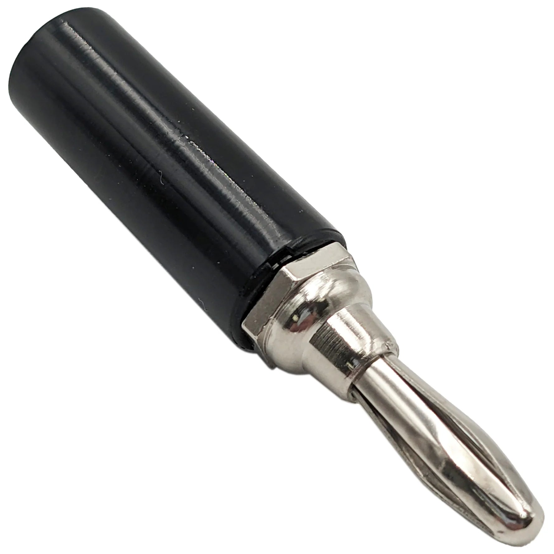 Premium Black Insulated Banana Plugs 1.8