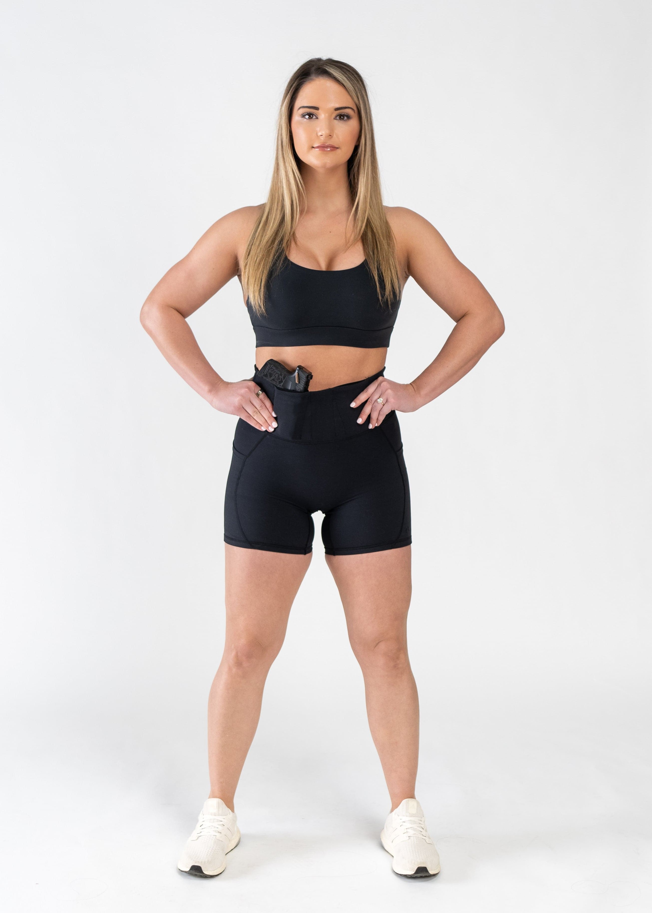 Best Concealed Carry Shorts with Hidden Pockets for Men - Comfortable & Secure CCW Shorts in Black | Perfect for Outdoor Activities, Travel & Everyday Wear
