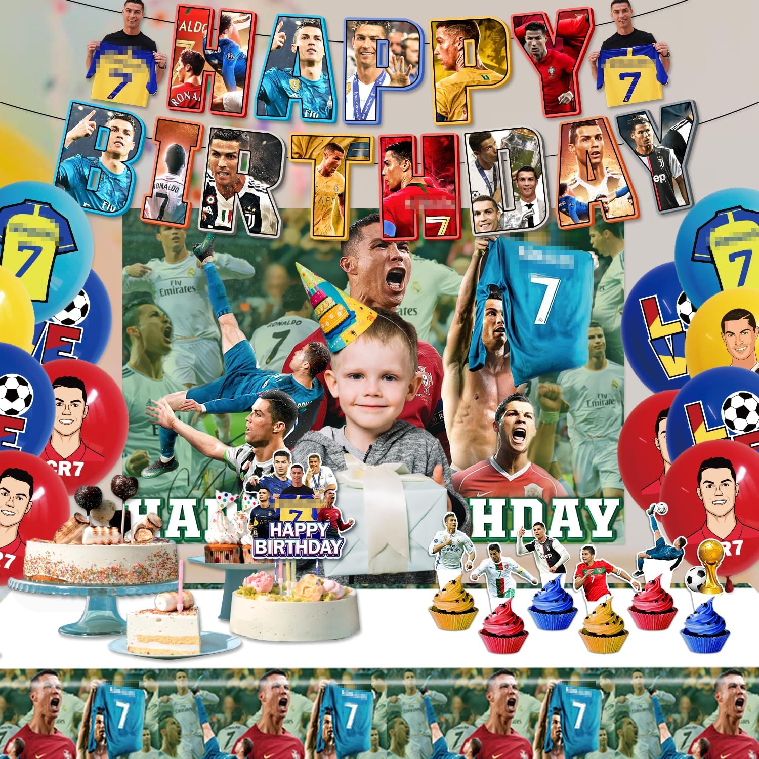 Best Soccer Party Decorations - Soccer Theme Birthday Supplies for Boys, Girls & Soccer Fans - Perfect for Birthday Parties, Game Nights & Sports Events