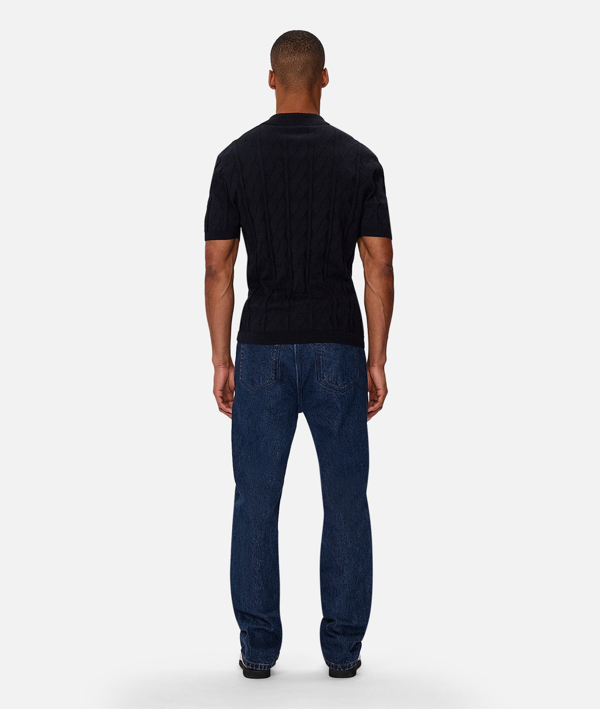 Novara Short Sleeve Shirt for Men - Navy Blue Casual Button Down Shirt - Perfect for Office, Business, and Summer Outings