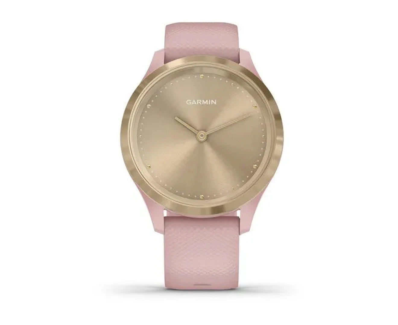 Garmin vívomove 3S Smartwatch - Light Gold Stainless Steel Bezel, Dust Rose Case & Silicone Band | Fitness Tracker with Heart Rate Monitor | Perfect for Women's Workout, Running & Daily Activity Tracking