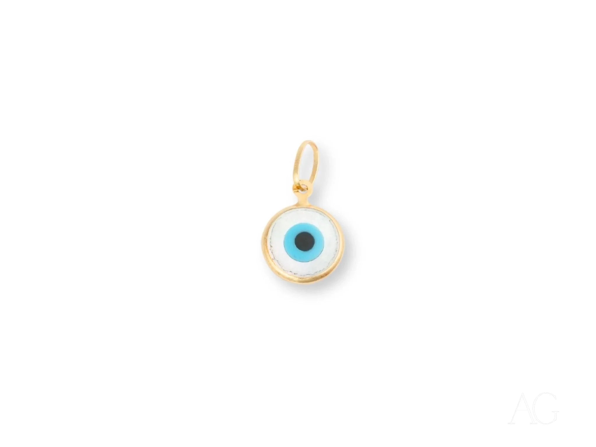 Golden Guardian Evil Eye Pendant Necklace - Protection Jewelry for Women & Men - Spiritual Talisman for Good Luck & Positive Energy - Perfect for Everyday Wear, Gifts & Spiritual Protection