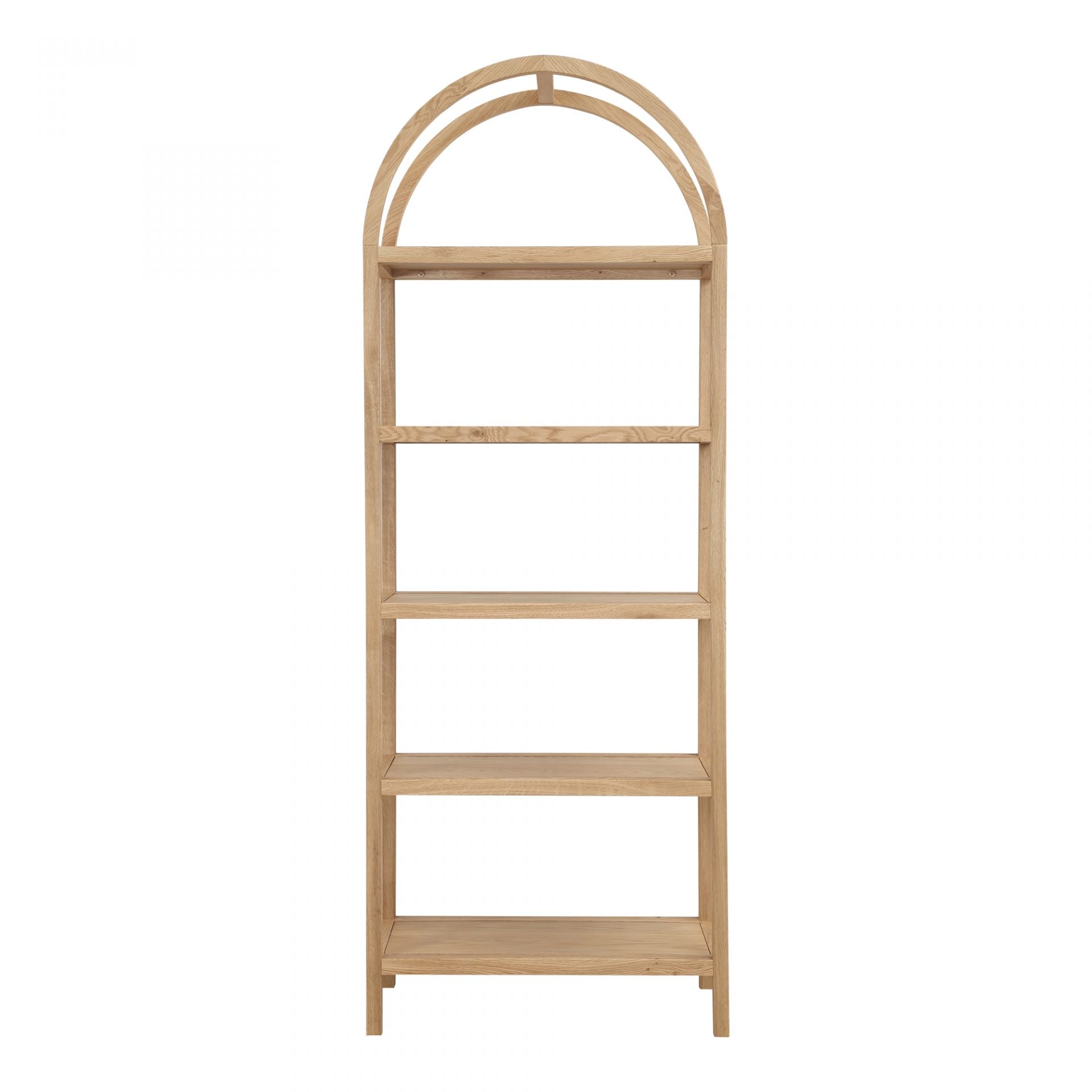 Modern 5-Tier Wooden Bookshelf - Sturdy & Spacious Storage for Books, Toys, and Decor - Perfect for Living Room, Bedroom, or Home Office Organization