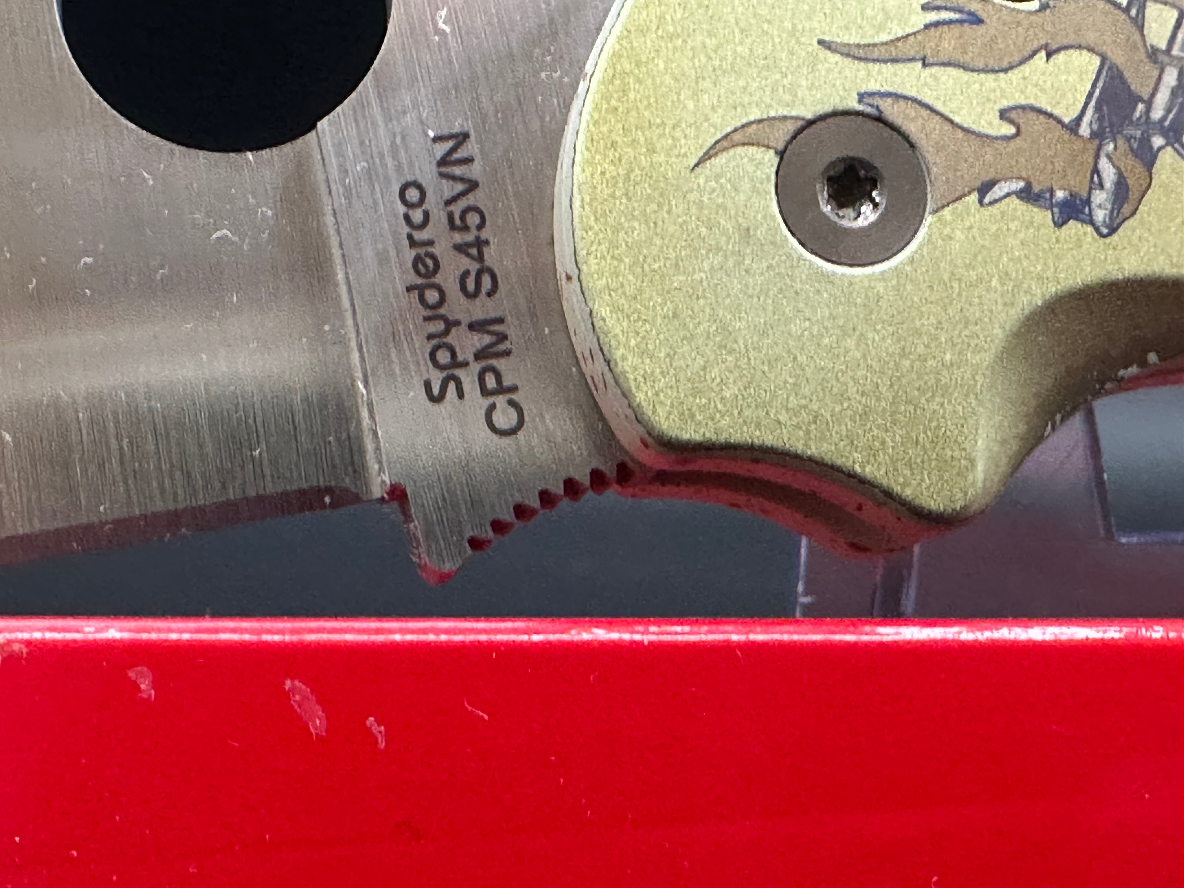 Spyderco Paramilitary 2 Folding Knife - Cerakote Blade & Custom Anodized Scales - EDC Tactical Knife for Outdoor Camping, Hiking, Survival Gear
