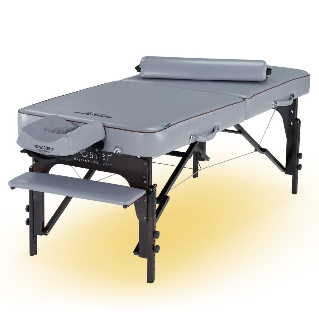 30'' Montour Memory Foam Portable Massage Table with Ambient Light System - Professional Massage Therapy Table for Home & Spa Use - Perfect for Relaxation, Physical Therapy & Pain Relief
