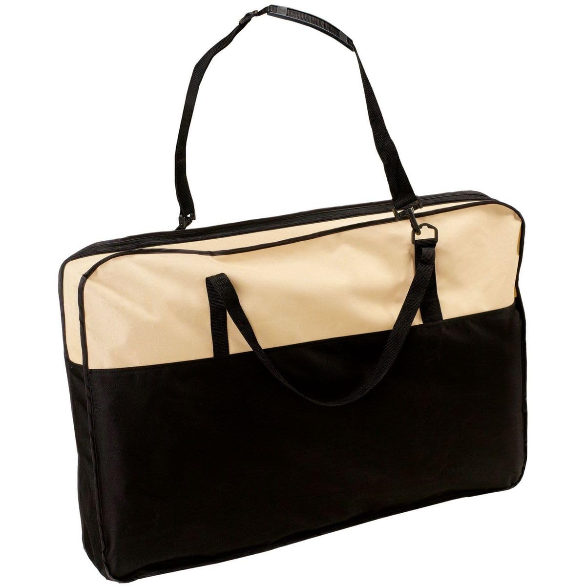 HUNTER 44956 Small Dog Carrier Travel Box - Beige & Black Pet Transport Crate for Car, Airplane & Vet Visits | Durable & Comfortable Pet Travel Solution