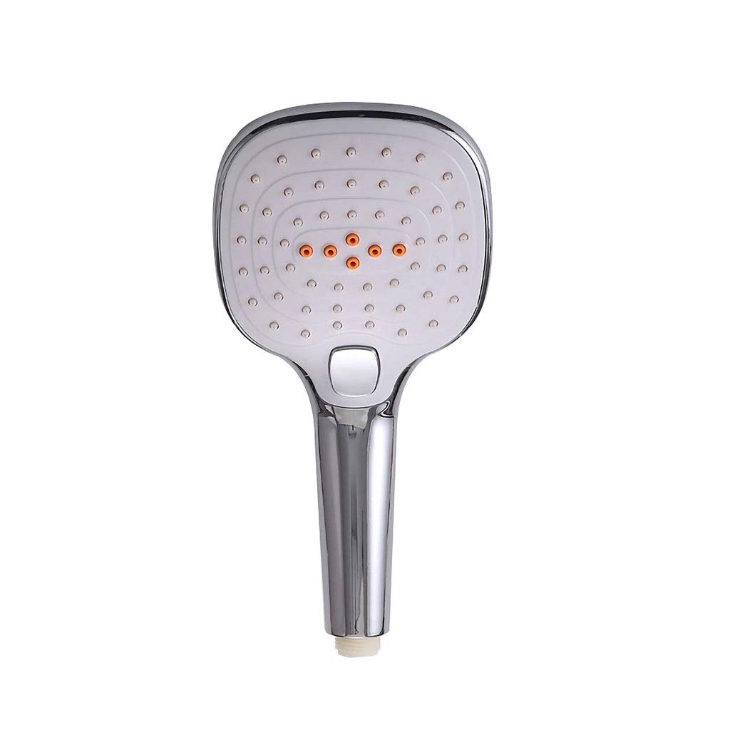 High Pressure Square Shower Head with 3 Adjustable Spray Modes - Universal Handheld Shower for Bathroom, Water Saving Shower Accessory - Perfect for Relaxing Spa Experience and Water Conservation