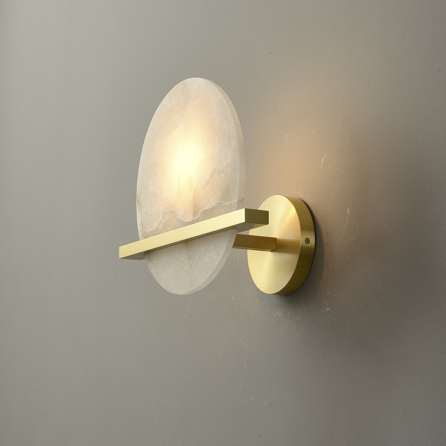Modern Frosted Glass Echo Wall Lamp - Dimmable LED Bedroom Lighting for Home Decor, Living Room, Hallway & Office - Soft Ambient Light for Relaxation & Reading